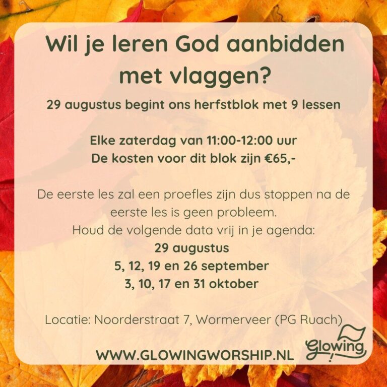 Glowing vlagelssen augustus