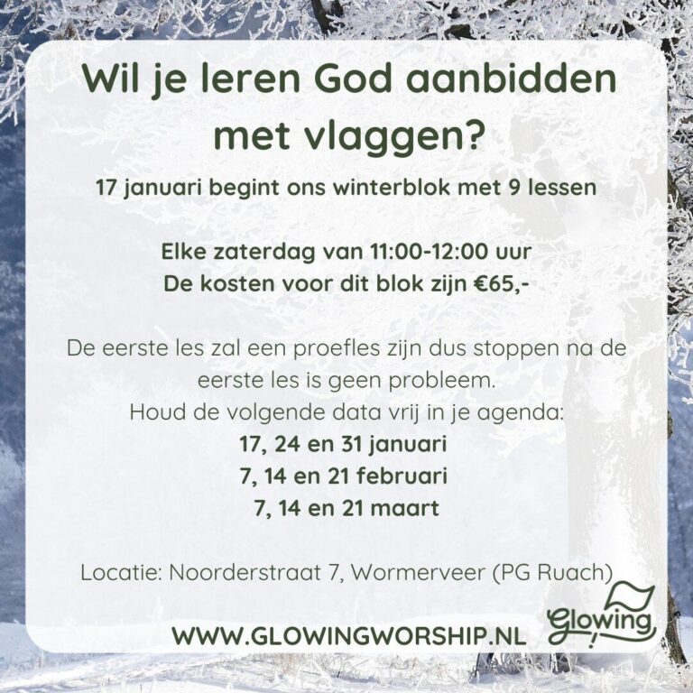 Glowing vlagelssen januari