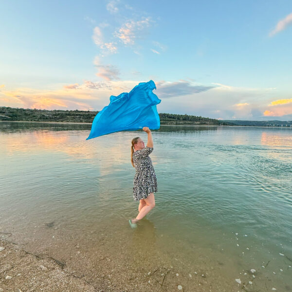 Bestel jouw set aanbiddingsvlaggen aqua
