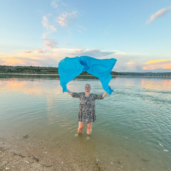 Bestel jouw set aanbiddingsvlaggen aqua