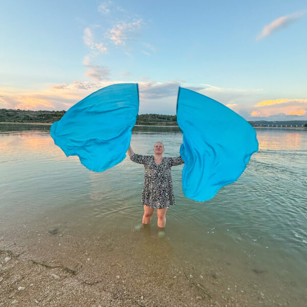 Bestel jouw set aanbiddingsvlaggen aqua