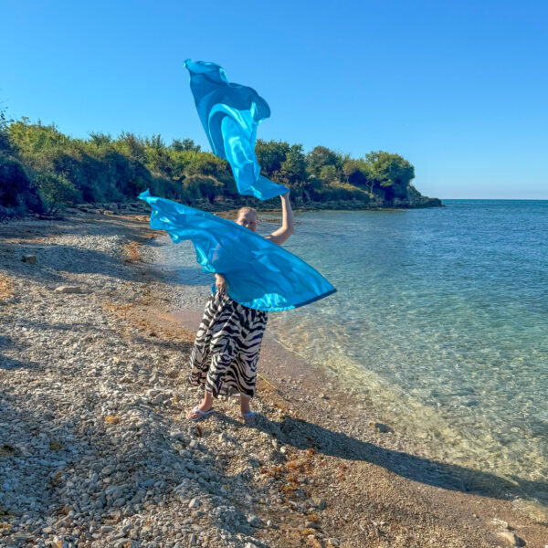 Bestel jouw set aanbiddingsvlaggen aqua