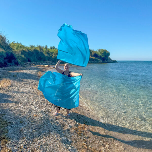 Bestel jouw set aanbiddingsvlaggen aqua