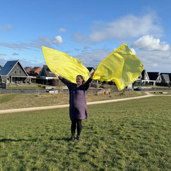 Bestel jouw set aanbiddingsvlaggen geel